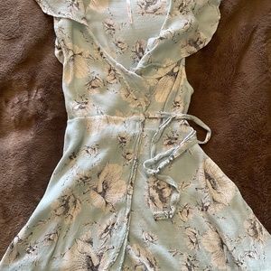 Free People Blue French Quarter Dress